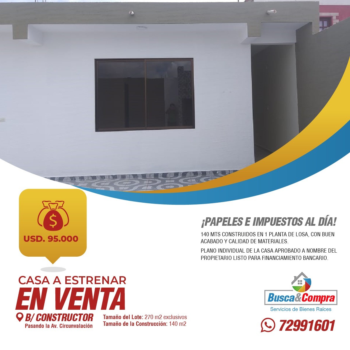 Casa en Barrio El Constructor en Tarija 3 dormitorios 2 baños 2 parqueos Foto 2