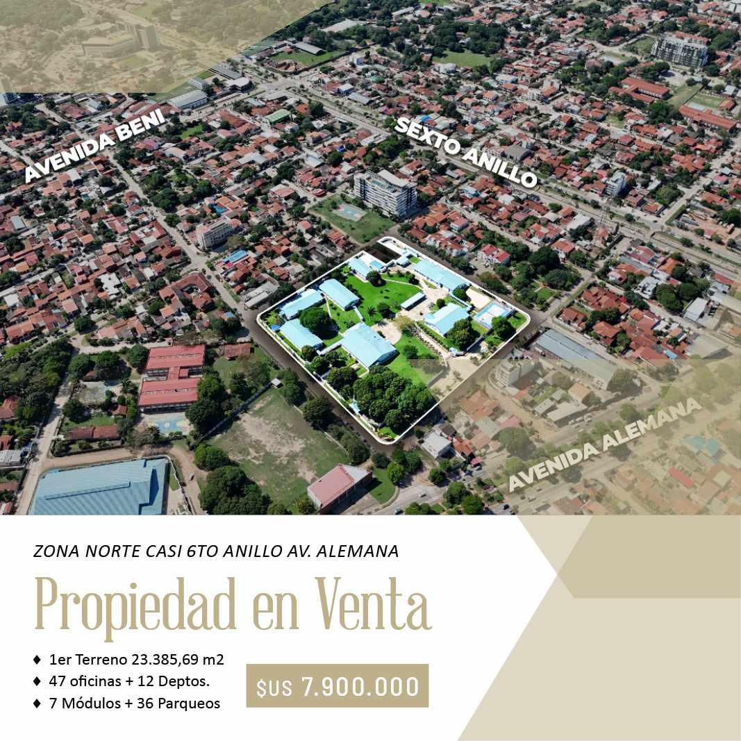 Oficina en Venta6to anillo alemana 47 dormitorios 23 baños 13 parqueos Foto 7