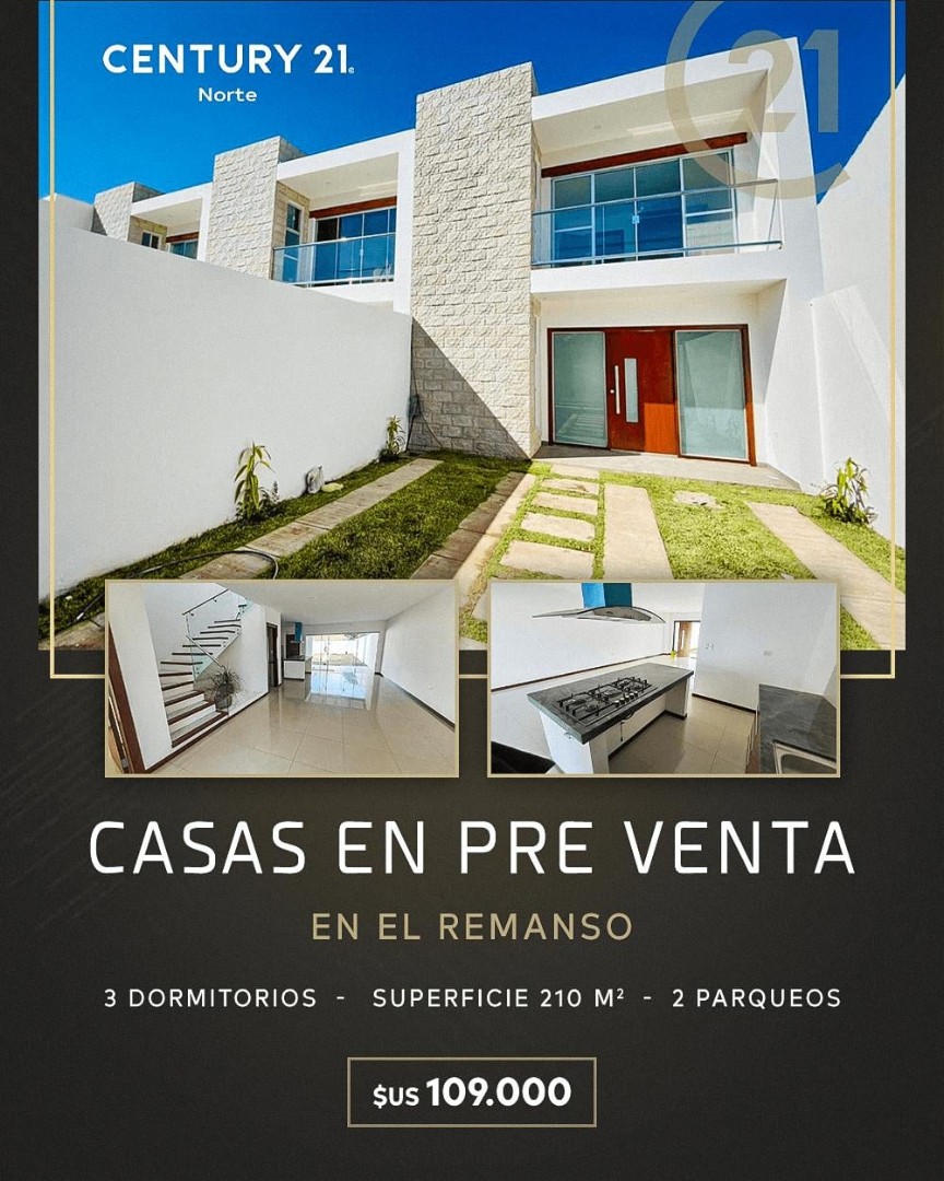 Casa en VentaZona Norte REMANSO, entre 8avo y 9eno Anillo
 4 dormitorios 3 baños 2 parqueos Foto 1
