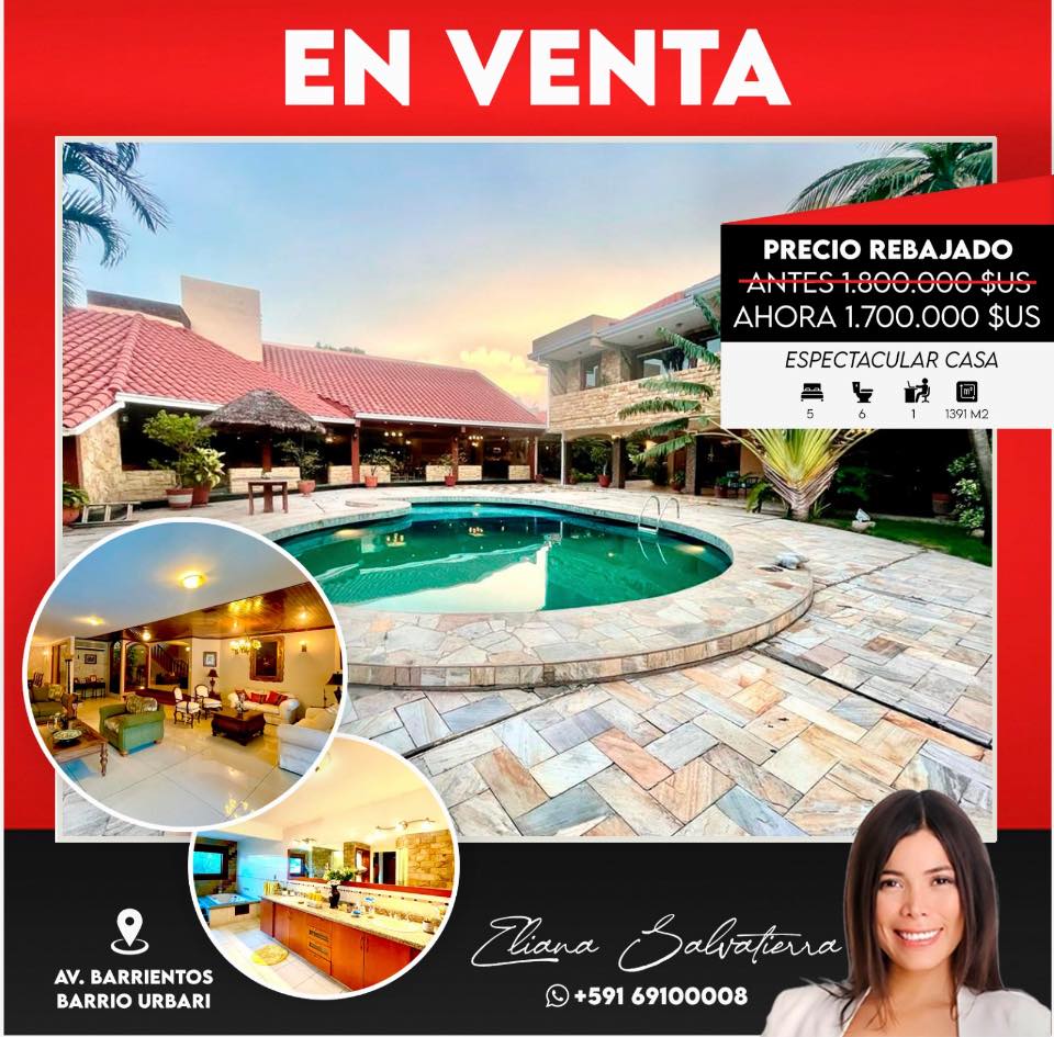Casa en VentaAv. Barrientos (Zona Urbari) Foto 1