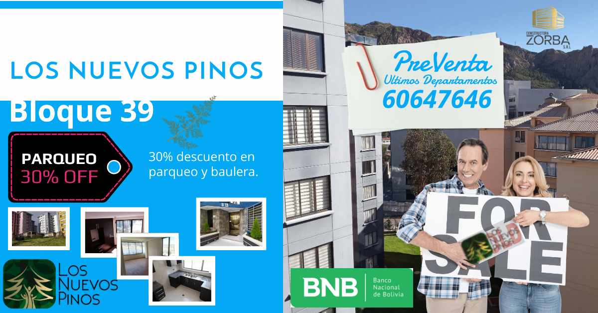 Departamento en Los Pinos en La Paz 3 dormitorios 4 baños 1 parqueos Foto 13