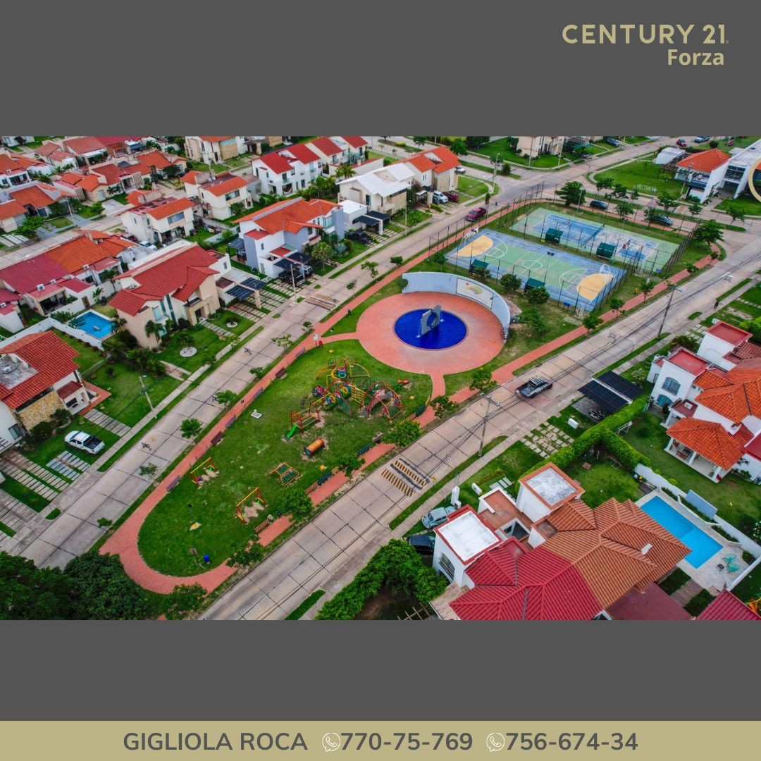 Terreno en VentaEN VENTA HERMOSO TERRENO PLANO COND.SANTA CRUZ DE LA COLINA II URUBO    Foto 3