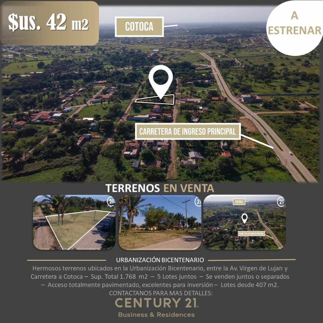 Terreno en VentaUrbanizacion Bicentenario Foto 1