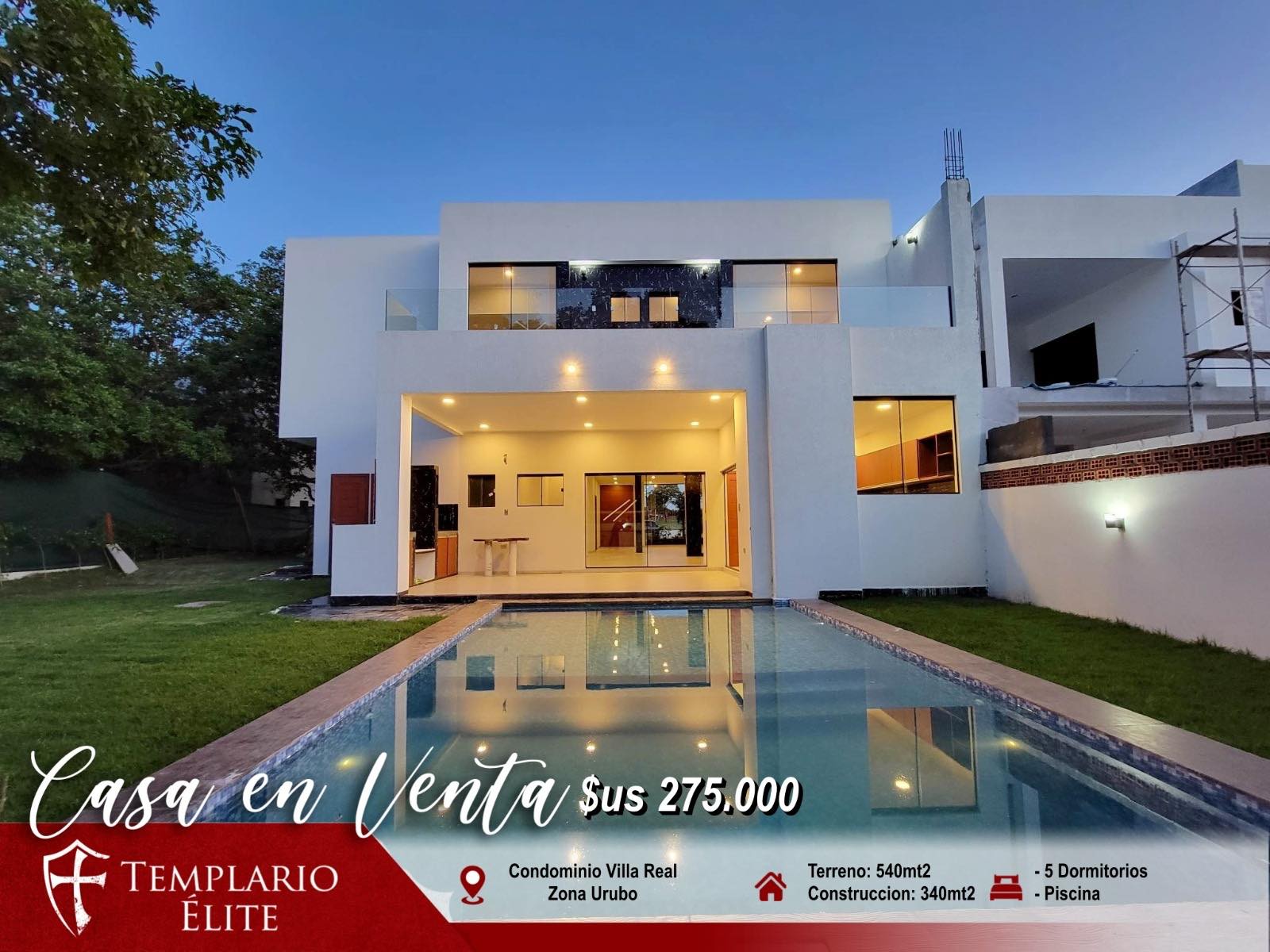 Casa en Urubó en Santa Cruz de la Sierra 5 dormitorios 6 baños 4 parqueos Foto 1