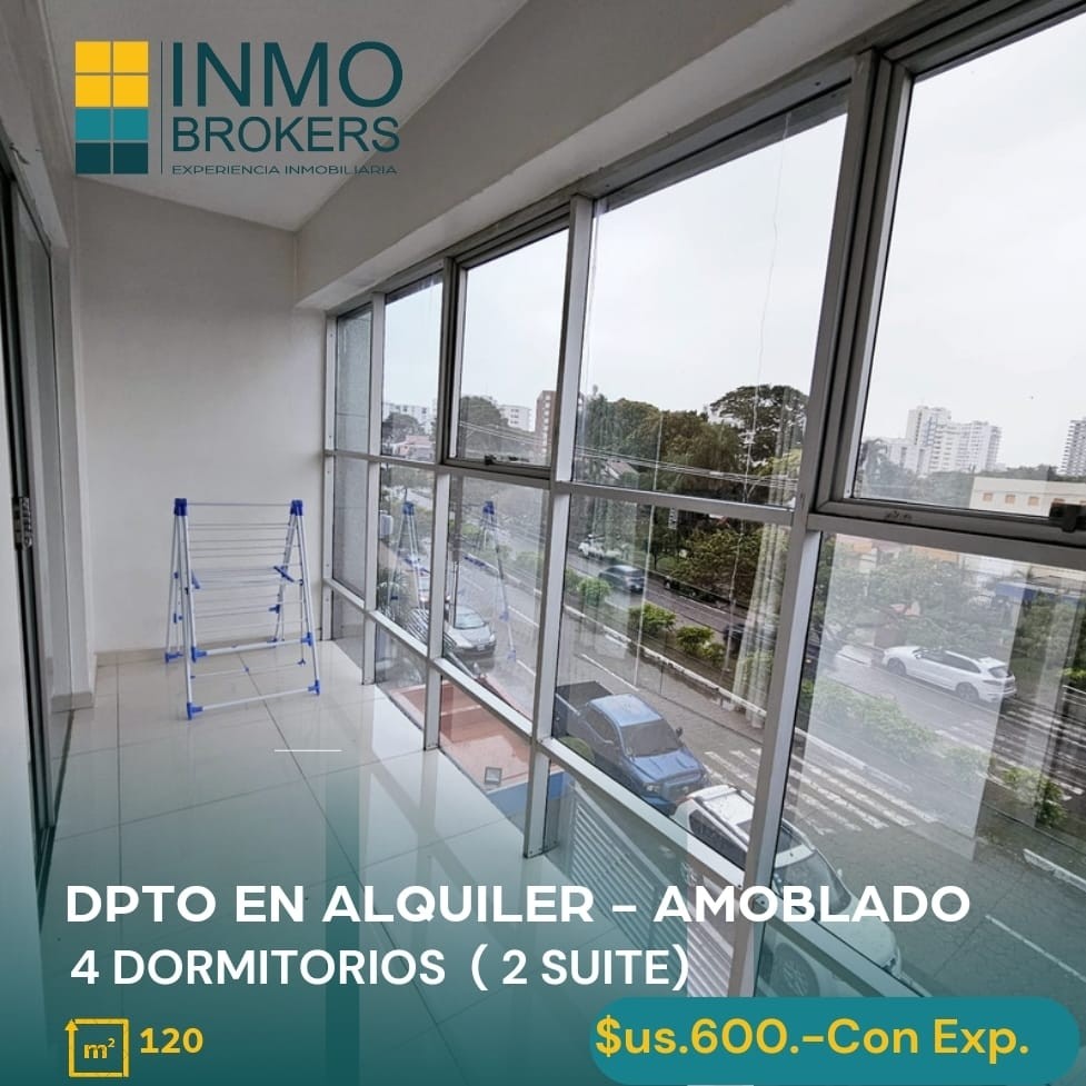 Departamento AV. EJERCITO NACIONAL - DPTO DE 4 DORMITORIOS -AMOBLADO Foto 1