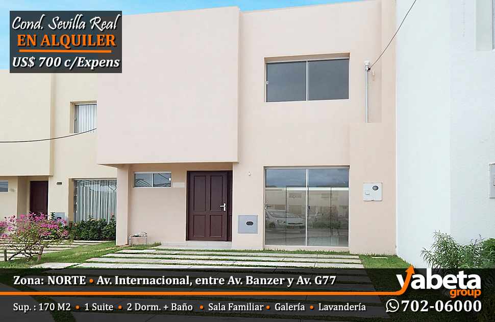 Condominio Sevilla Real Av. Internacional entre Av. Banzer y Av