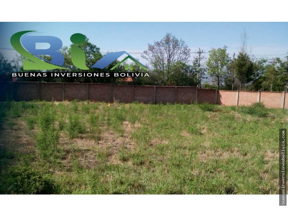 Terreno en VentaLOTE EN CONDOMINIO DE PRESTIGIO $US 300 C/M2     Foto 4