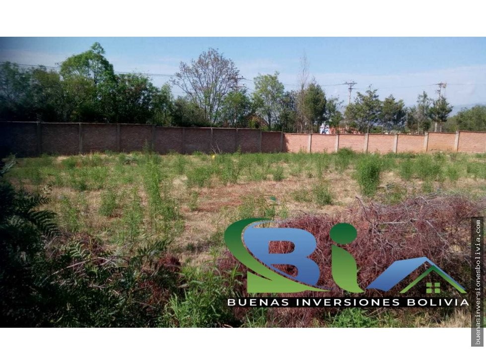 Terreno en VentaLOTE EN CONDOMINIO DE PRESTIGIO $US 300 C/M2     Foto 1