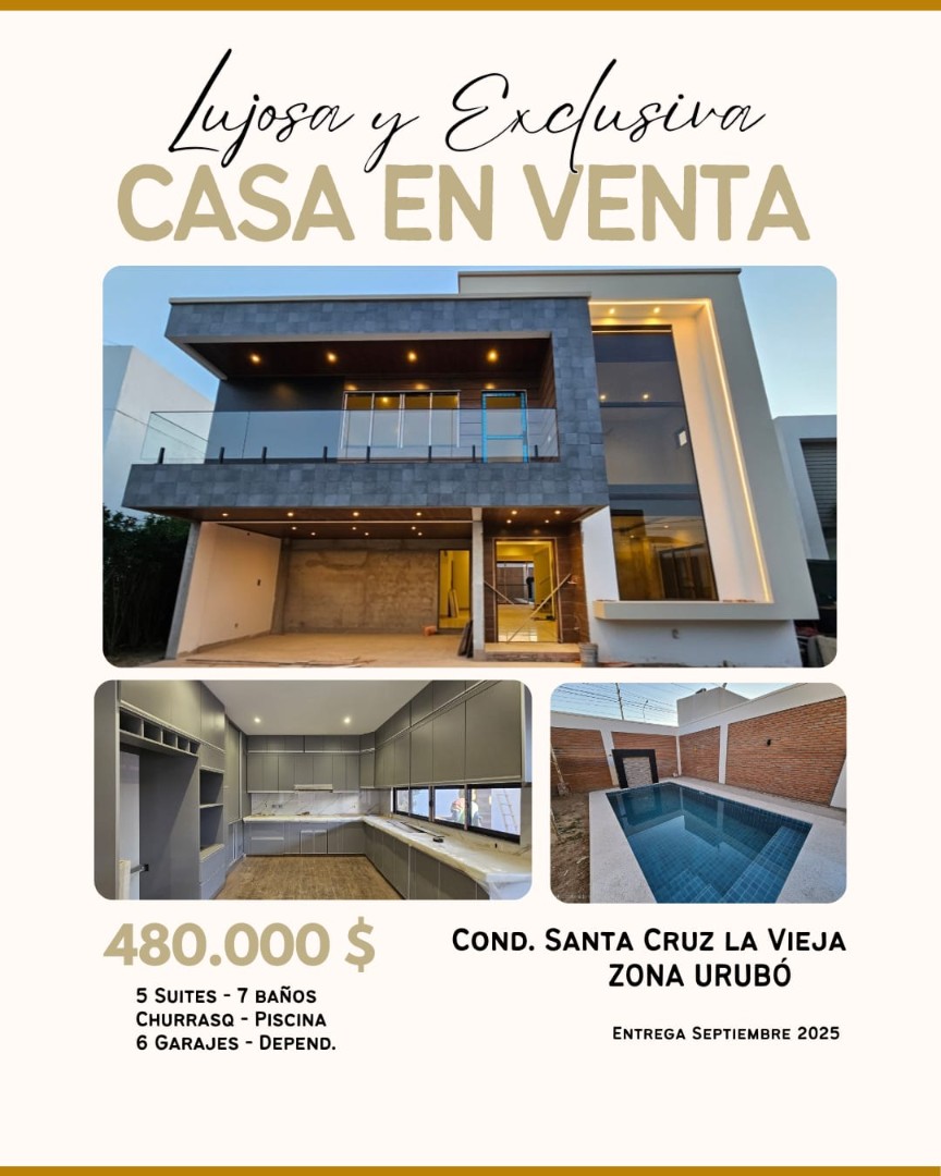 Casa en Urubó en Santa Cruz de la Sierra 5 dormitorios 7 baños 6 parqueos Foto 17