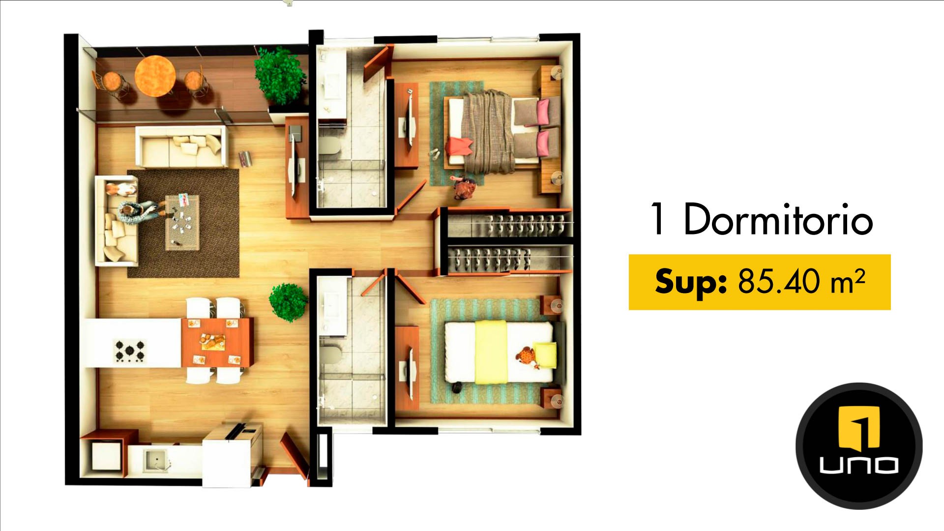 Departamento CONDADO PARK V - DEPARTAMENTOS EN PRE-VENTA DE 1 Y 2 DORMITORIOS Foto 15