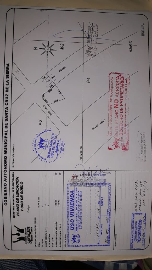 Terreno en VentaTERRENO EN VENTA a una cuadra del Segundo anillo entre Mutualista y Paragua.    Foto 9