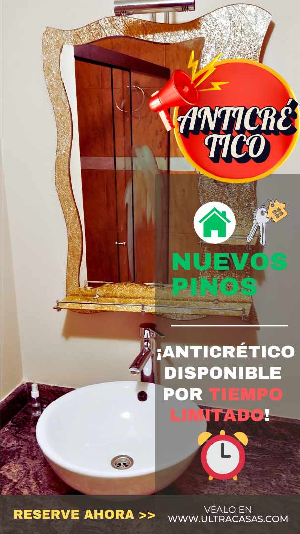Departamento en Anticrético🏡 [OPORTUNIDAD ÚNICA] DEPARTAMENTO EN ANTICRÉTICO en la céntrica Zona de 