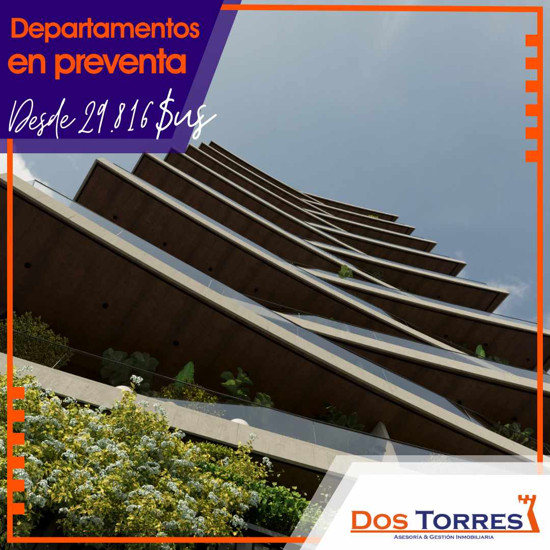 Departamento en VentaBarrio Profesional 2 dormitorios 2 baños 1 parqueos Foto 1