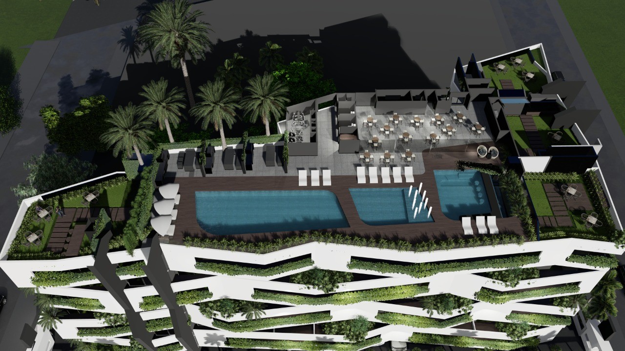 Departamento en VentaEdificio Habita, Avenida Beni entre 5to y 6to Anillo 1 dormitorios 1 baños  Foto 2