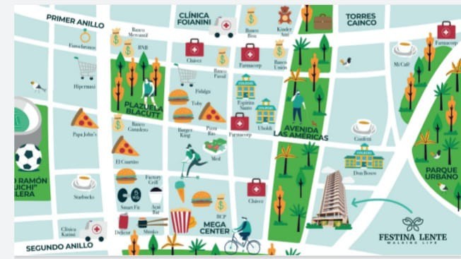 Departamento en VentaAv. Las Américas entre 1er y 2do Anillo 3 dormitorios 2 baños  Foto 3