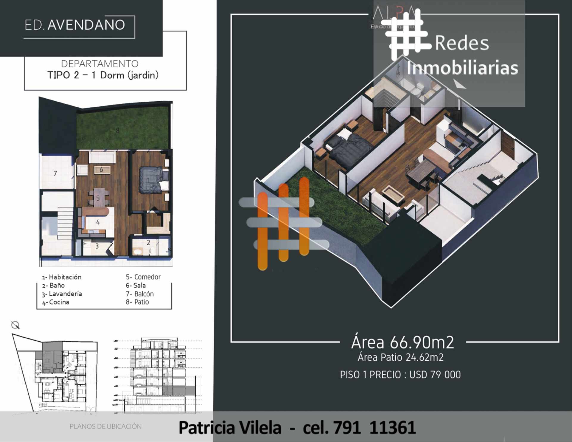 Departamento en VentaHERMOSOS DEPARTAMENTOS A ESTRENAR EN LA ZONA SUR - 1, 2 Y 3 DORMITORIOS 2 dormitorios 1 baños  Foto 11